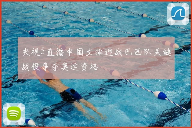 央视5直播中国女排迎战巴西队关键战役争夺奥运资格